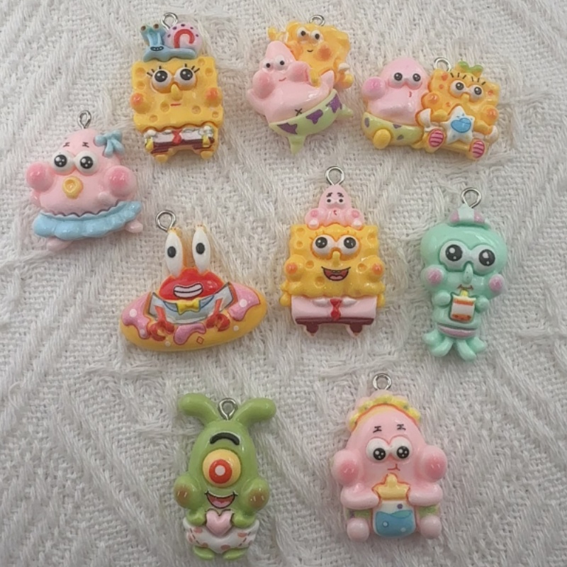 จี้เรซิ่นลายการ์ตูน 10 ชิ้น, ต - Resin Art Materials Kit บทวิจารณ์และราคา