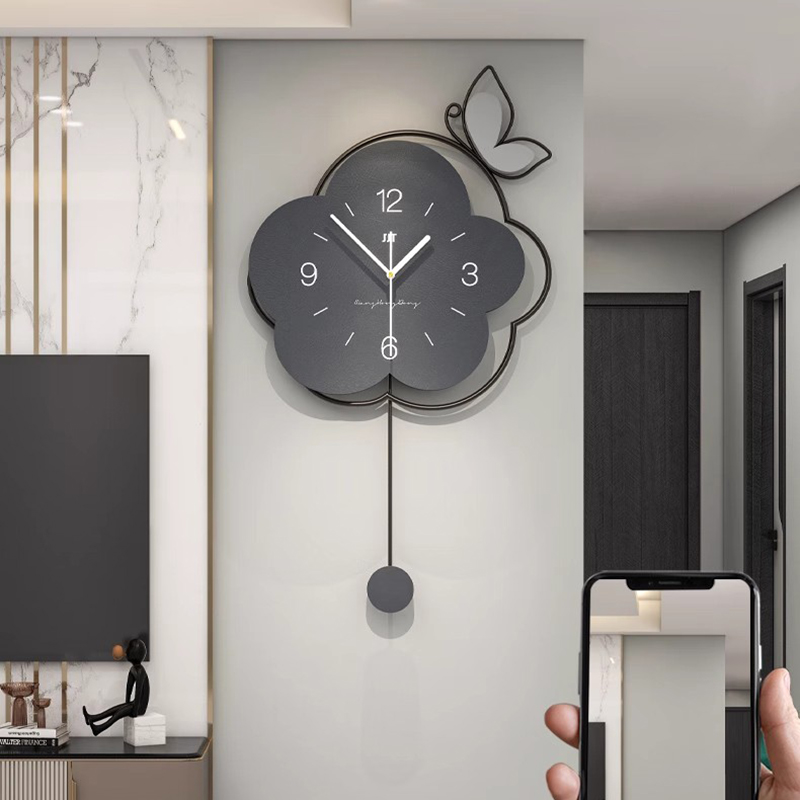 นาฬิกาแขวนผนังดีไซน์แฟชั่นสำหร - Resin Art Wall Clock บทวิจารณ์และราคา