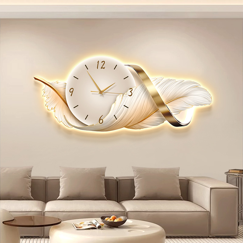 ขนาดใหญ่โลหะ Wall Art นาฬิกาผน - Resin Art Wall Clock บทวิจารณ์และราคา