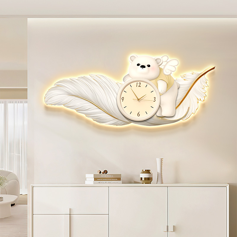 ขนาดใหญ่โลหะ Wall Art นาฬิกาผน - Resin Art Wall Clock บทวิจารณ์และราคา