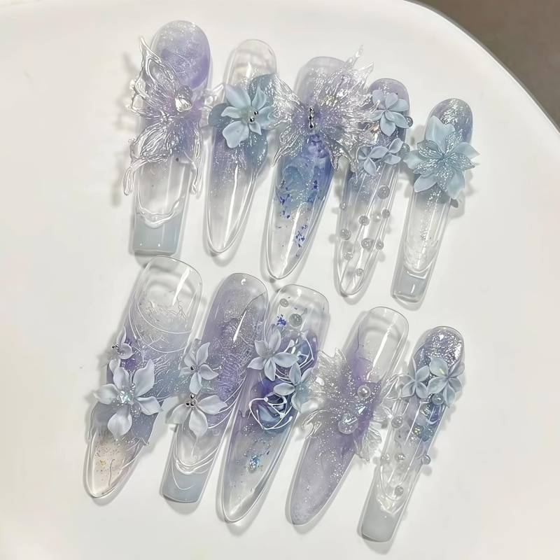 แม่พิมพ์เจลทำเล็บลายดอกไม้ผีเส - Resin Art Template บทวิจารณ์และราคา