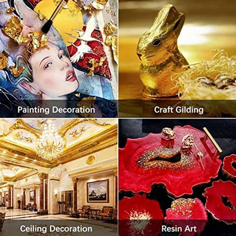 กระดาษฟอยล์ทองแดงสีทอง/เงิน/ทอ - Resin Art For Anniversary Gift บทวิจารณ์และราคา