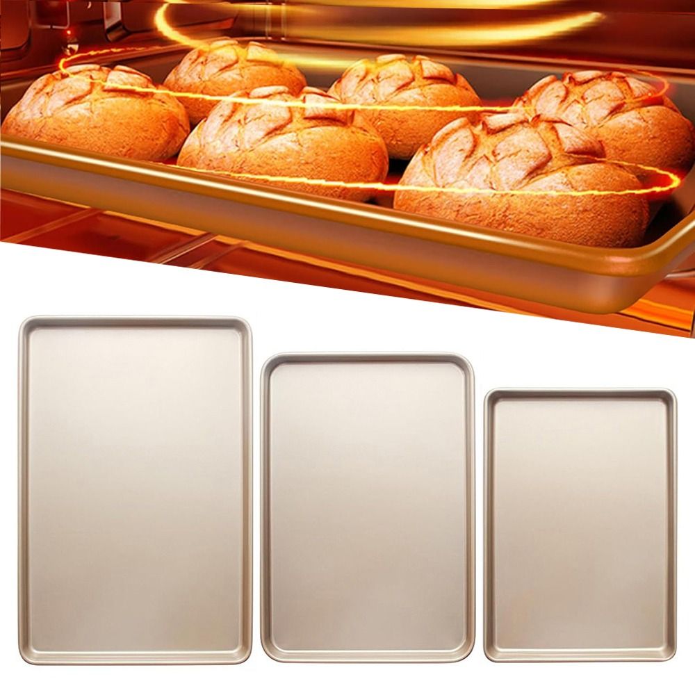 ถาดอบขนมปังเหล็กคาร์บอนเคลือบส - Tray Mold Rectangle บทวิจารณ์และราคา