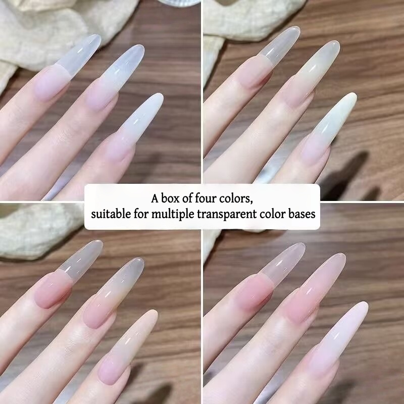 เจลเพ้นท์เล็บ 4 สีไล่เฉดสีชมพู - Resin Art Gel บทวิจารณ์และราคา