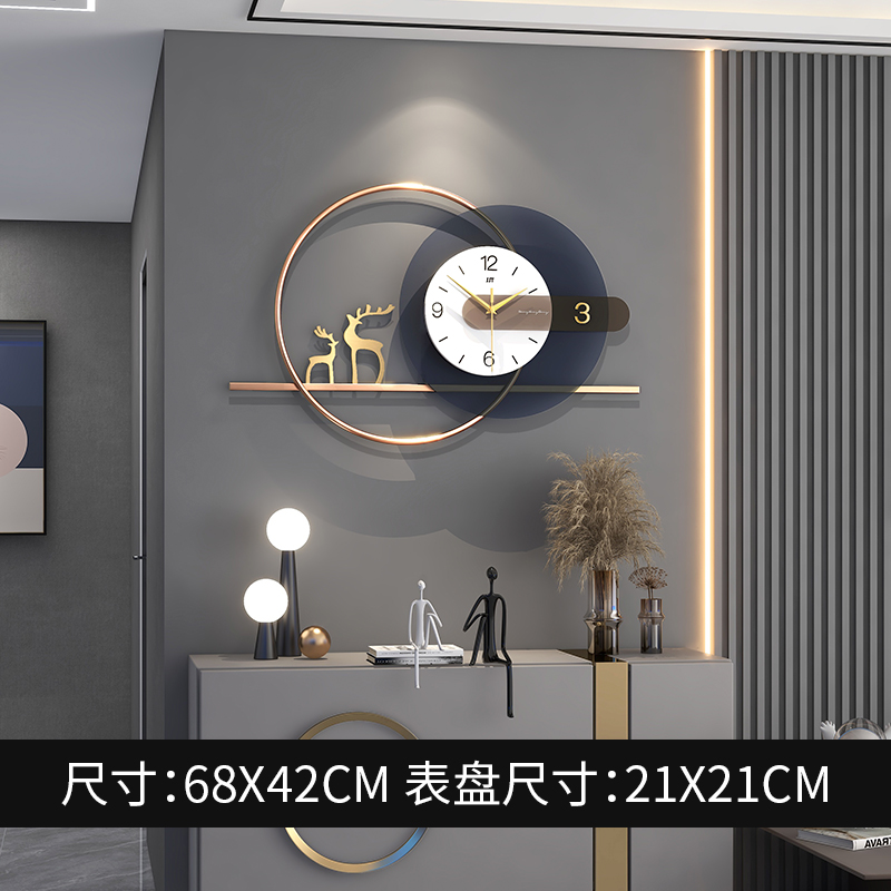 นาฬิกาแขวนผนังโลหะทันสมัย เฟอร - Resin Art Wall Clock บทวิจารณ์และราคา
