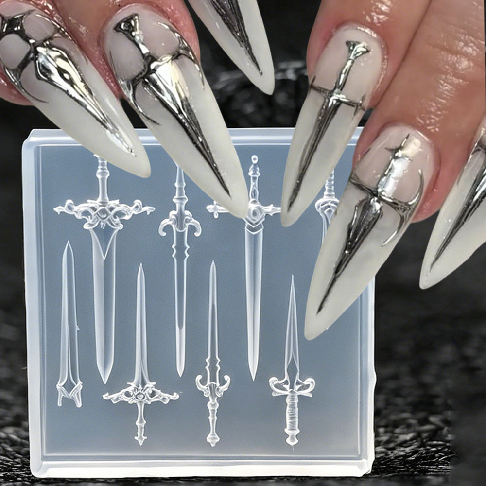 แม่พิมพ์ซิลิโคนรูปดาบพังก์ 3 ม - Resin Art Template บทวิจารณ์และราคา